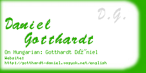 daniel gotthardt business card
